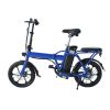 Adult Electric Bicycles 500 W Motor 15.5 MPH Max Speed, 16inch Tire, 42 V 10.4 AH Removable Battery for Electric Bike, Multi-Shock Absorption, City Co