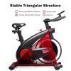 Stationary Exercise Bike Silent Belt with 20LBS Flywheel