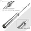 IFAST Barbell Bar for 2" Olympic Plates, Home Gym Weightlifting Bar 4Ft Solid Chrome Weight Bar 5Ft Fitness Training Curl Barbell 7.2Ft