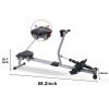 Fitness Rowing Machine Rower Ergometer, with 12 Levels of Adjustable Resistance