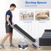 2 in 1 Under Desk Electric Treadmill 2.5HP, with Bluetooth APP and speaker, Remote Control, Display, Walking Jogging Running Machine Fitness Equipment