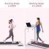 2 in 1 Under Desk Electric Treadmill 2.5HP;  with Bluetooth APP and speaker;  Remote Control;  Display;  Walking Jogging Running Machine Fitness Equip